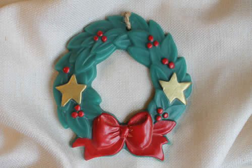 Green Wreath with Stars