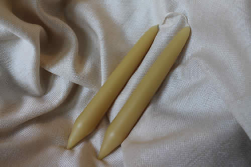 Hand Dipped Candles, 7 inch pair